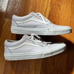 Vans Old School Light Purple Leather Sneakers Women’s 9.5